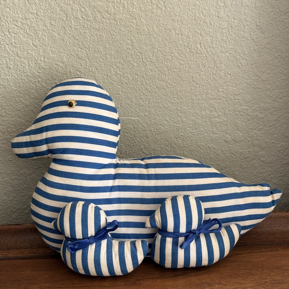 Vintage Handmade Fabric Duck